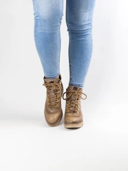 botín d'chicas 6335 taupe para mujer