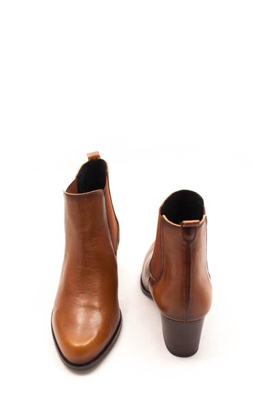 botín salonissimos tacon elastico cuero