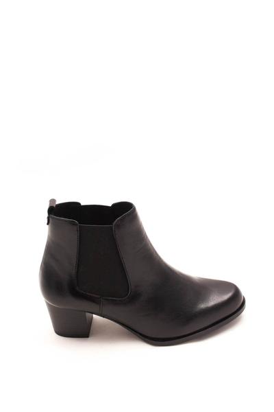 botín salonissimos tacon elastico negro