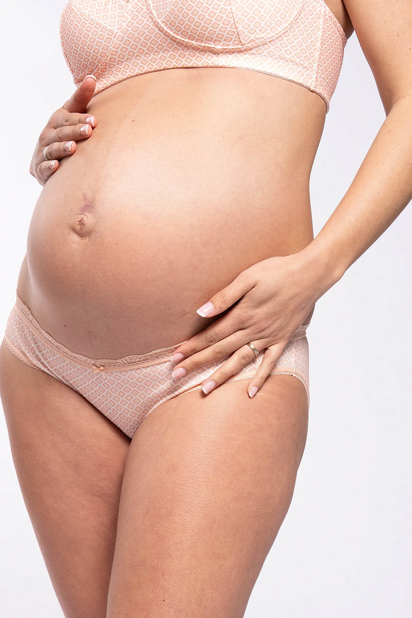 Braguita premamá canalé estampadas
