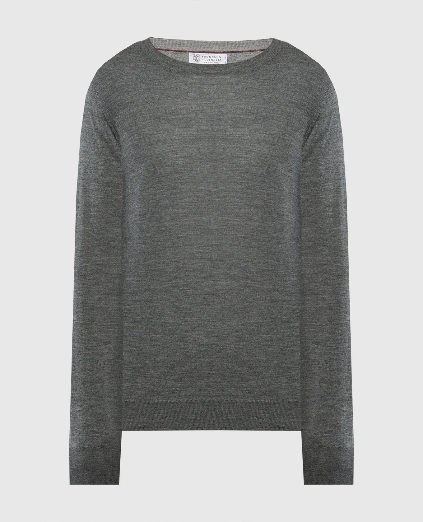 Brunello Cucinelli Gray wool and cashmere jumper