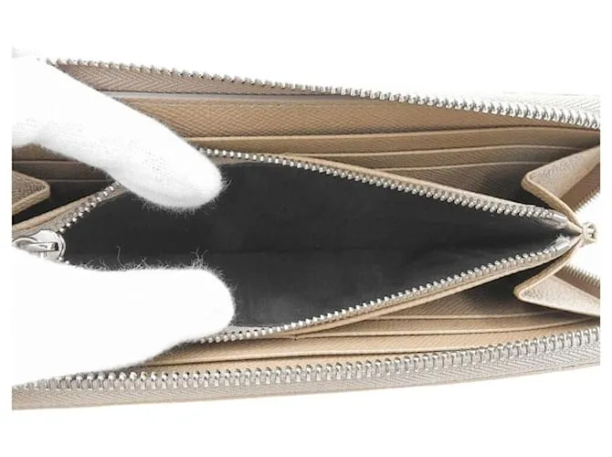Bulgari Bvlgari x Fragment Edición Limitada Cartera Larga Beige 