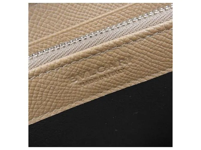 Bulgari Bvlgari x Fragment Edición Limitada Cartera Larga Beige 