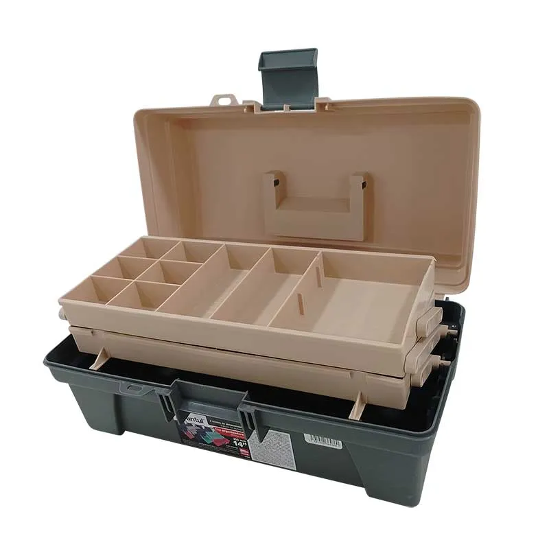 Caja Organizadora Pesca 2 Niveles Almacenaje Santul 6476 14