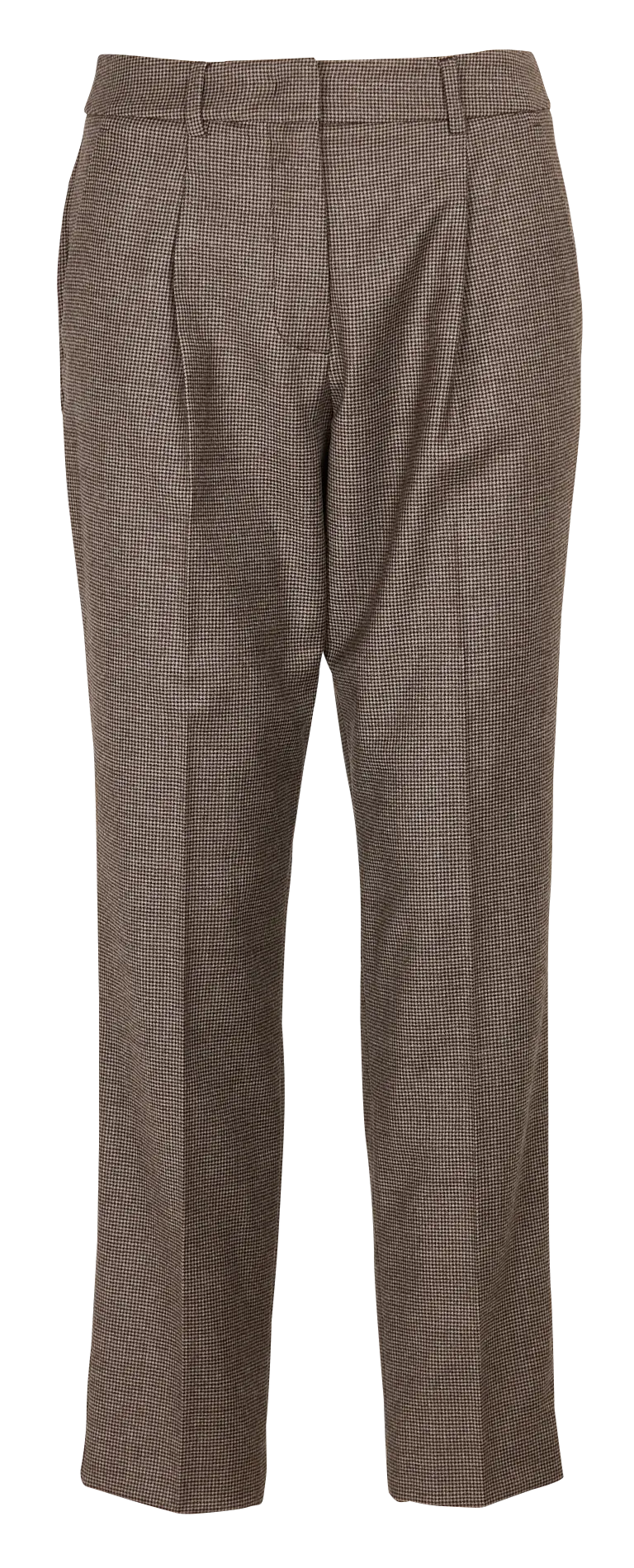 CALDAIA  PANTALóN DE MEZCLA DE LANA TAPERED EN MARRON