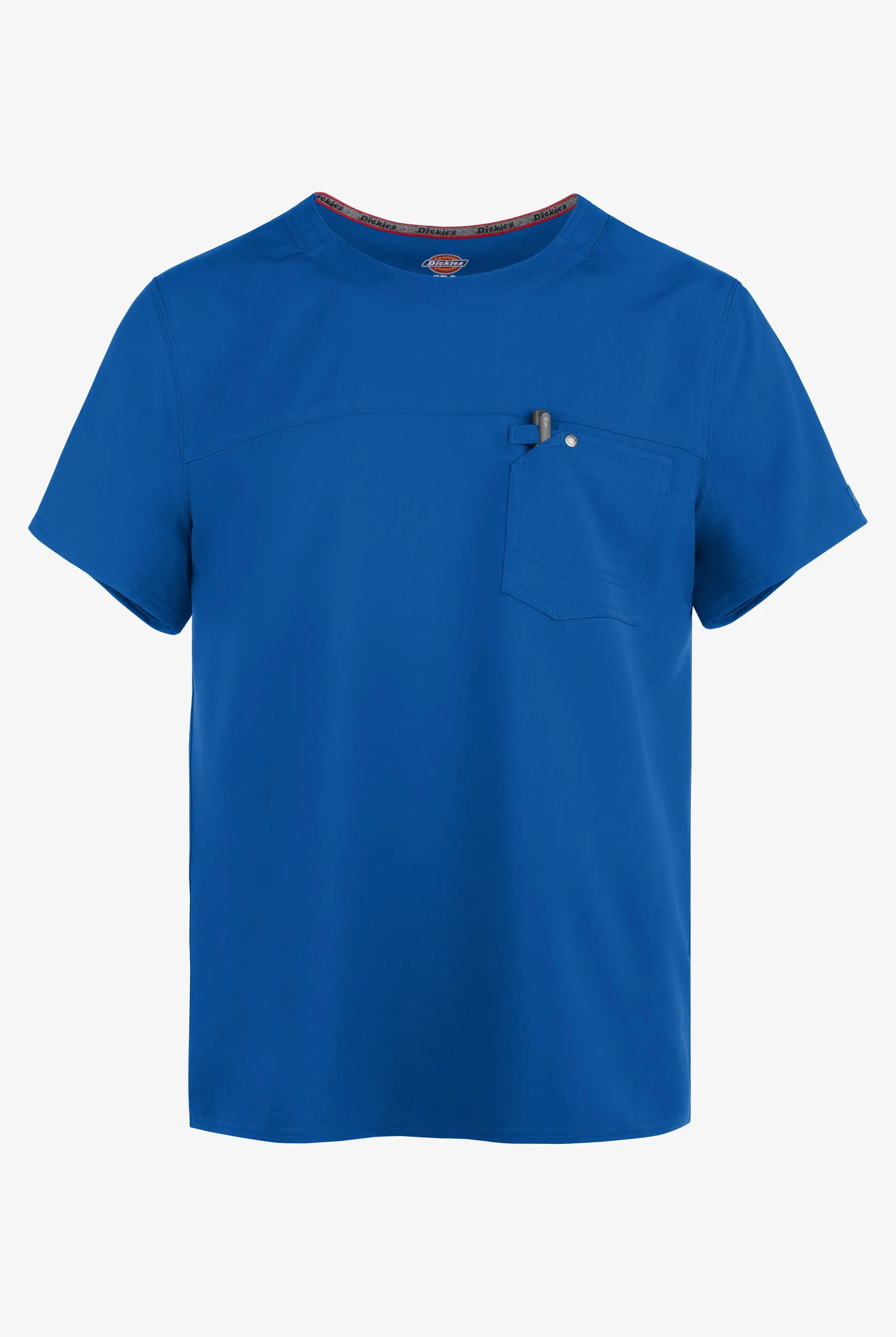 Camisa médica Dickies EDS NXT con cuello redondo y 1 bolsillo para hombre