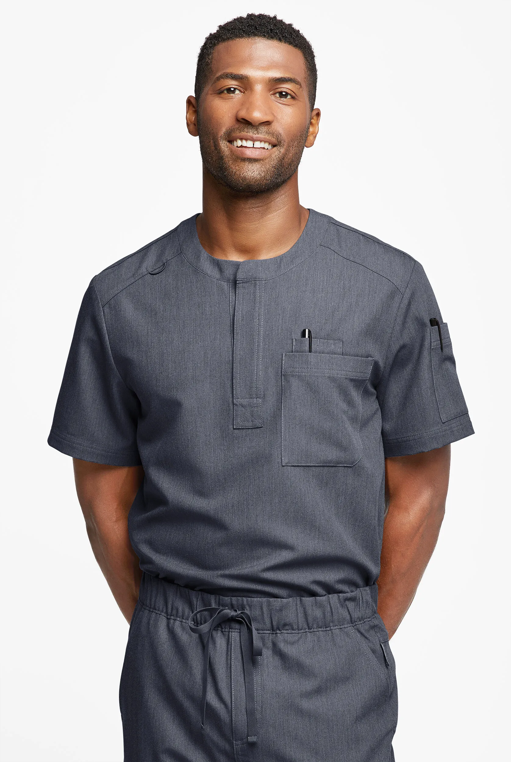 CAMISA M&EACUTE;DICA MOVEMENT BY BUTTERSOFT ECLIPSE HENLEY CON 3 BOLSILLOS PARA HOMBRE 