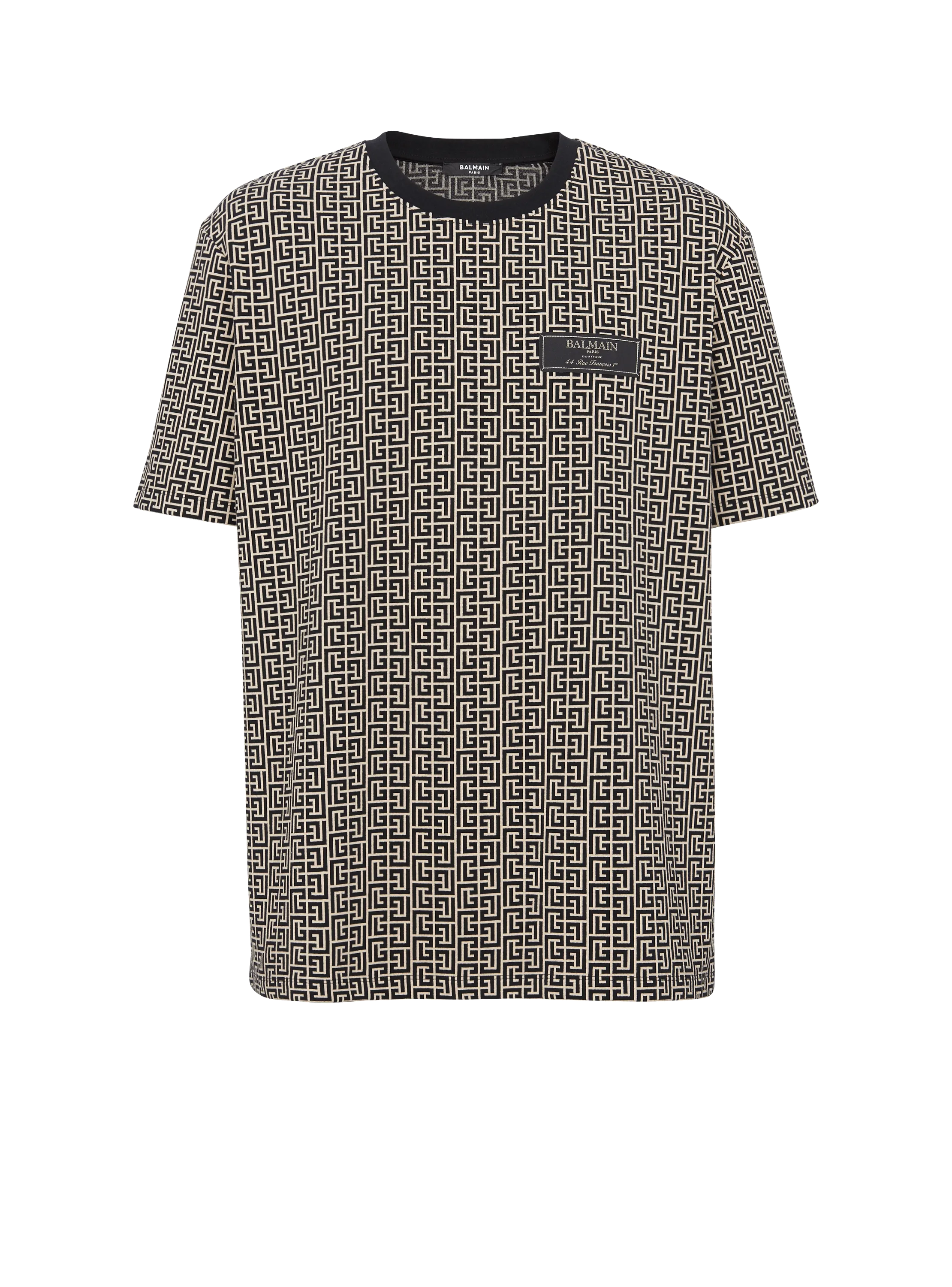 Camiseta de jacquard con monograma PB Labyrinthe
