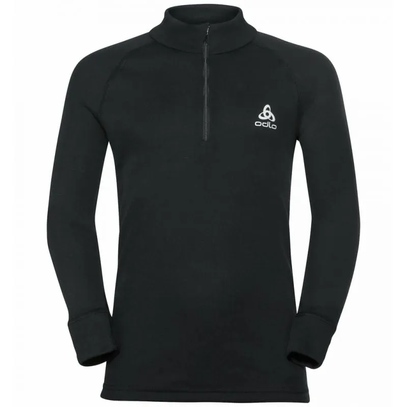 Camiseta de manga larga con cuello Odlo Active Warm Eco (Negro) Niños