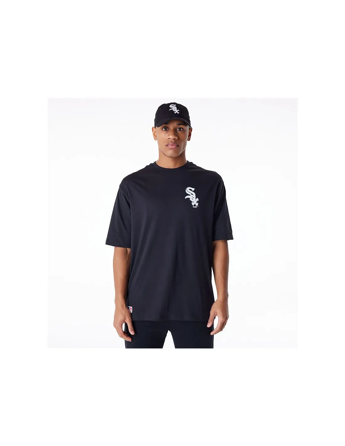 Camiseta New Era MLB Essentials Chicago White Sox Negro Hombre