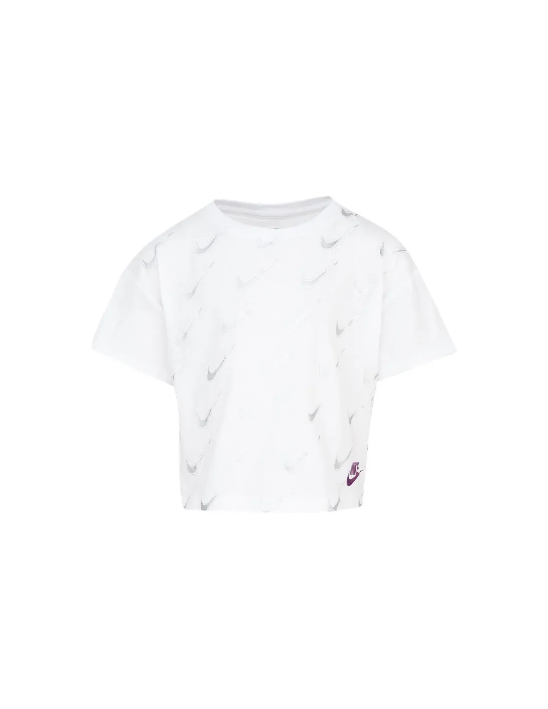 Camiseta Nike Kids Sb Icon Girls White Niña