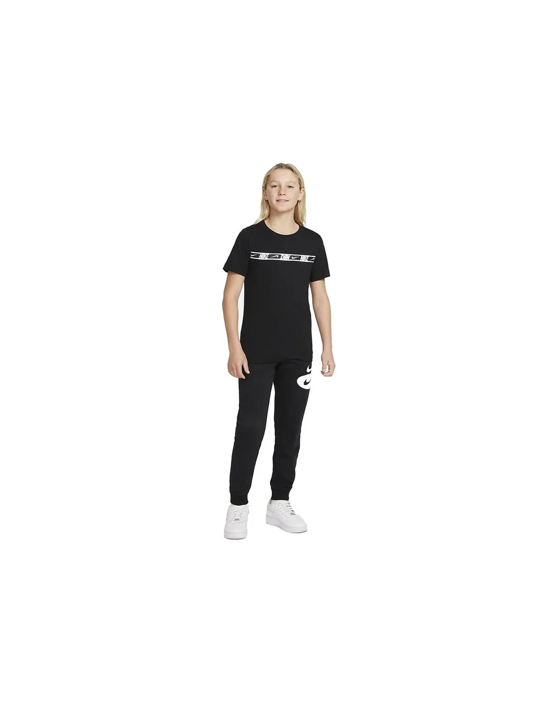 Camiseta Nike Sportswear Kids Black