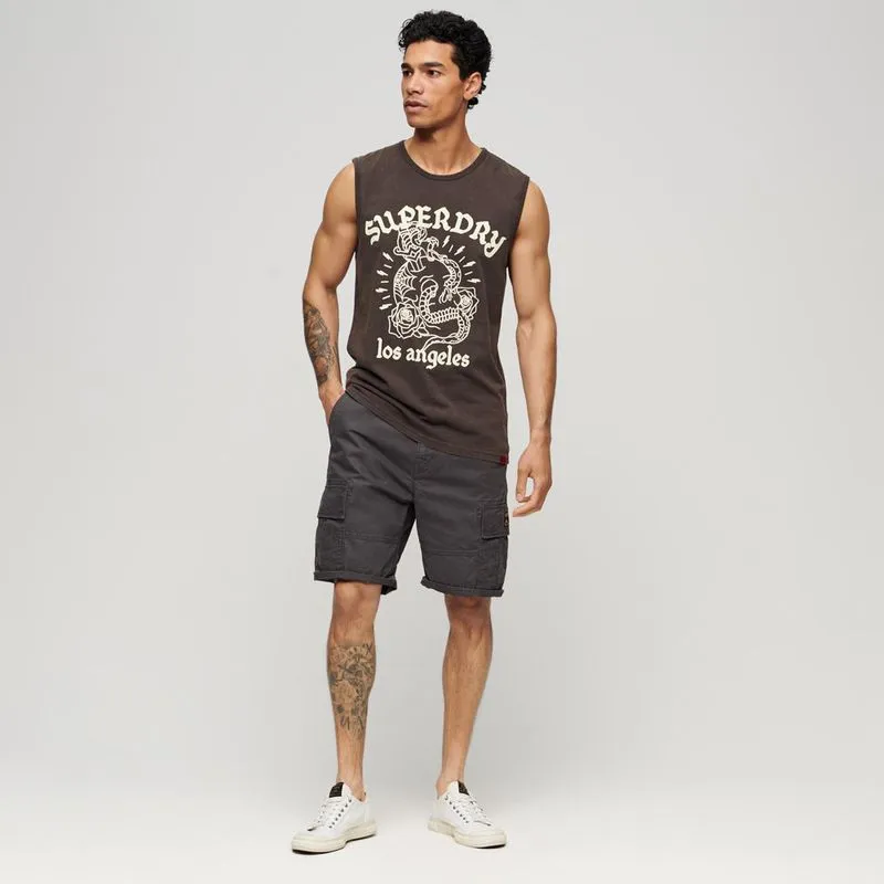 Camiseta Para Hombre Tattoo Tank Superdry