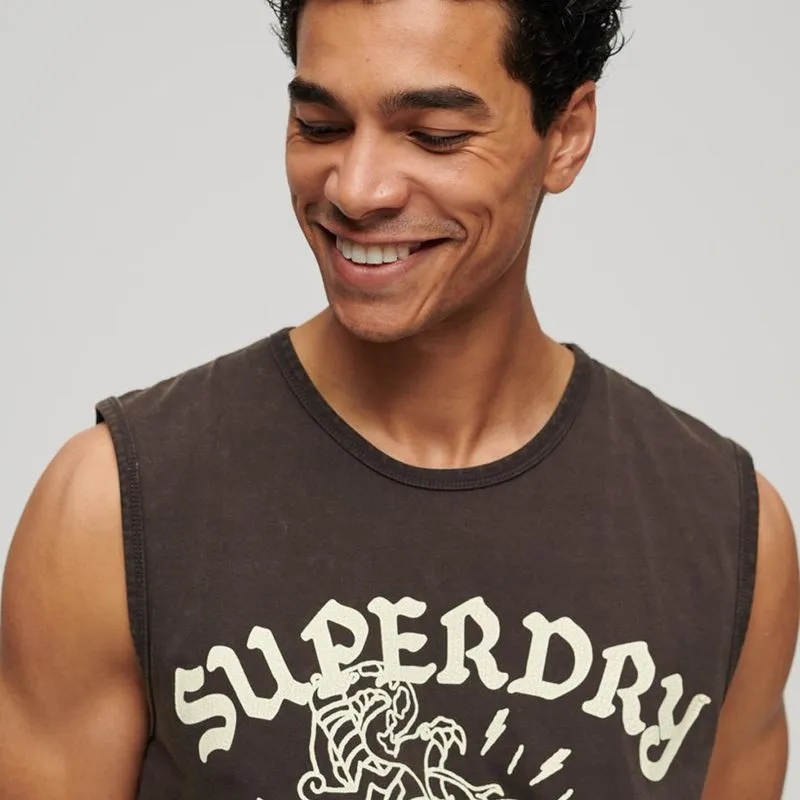 Camiseta Para Hombre Tattoo Tank Superdry