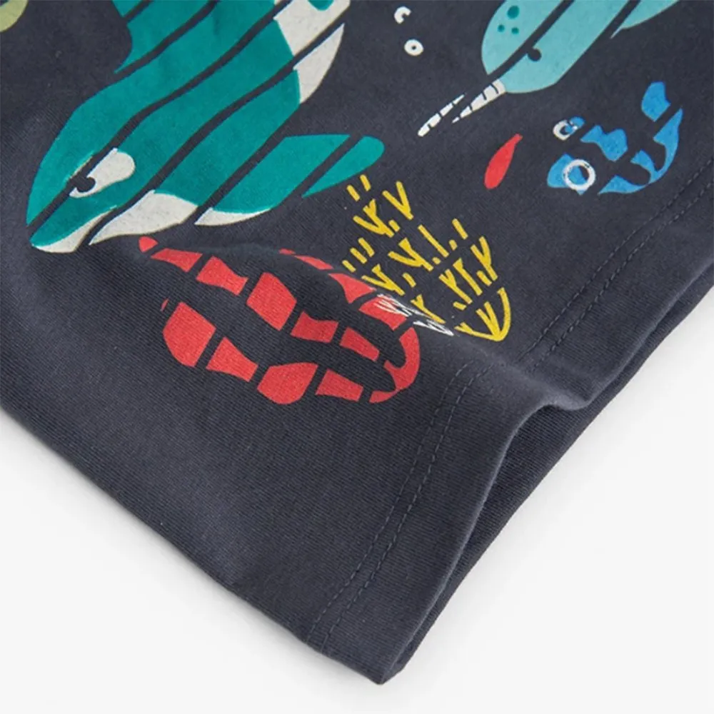 Camiseta punto de bebé niño Boboli 318002 ANTRACITA CORDONETS