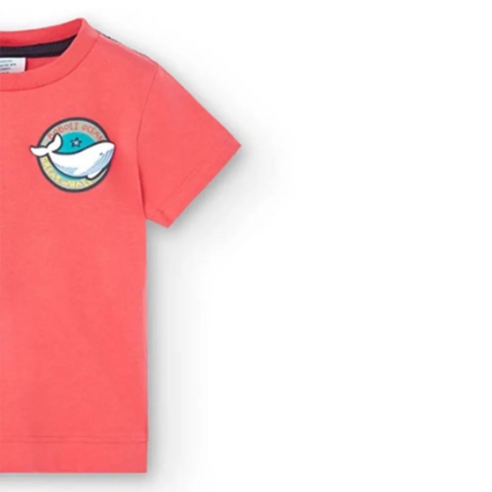 Camiseta punto de bebé niño Boboli 318024 SANDIA CORDONETS