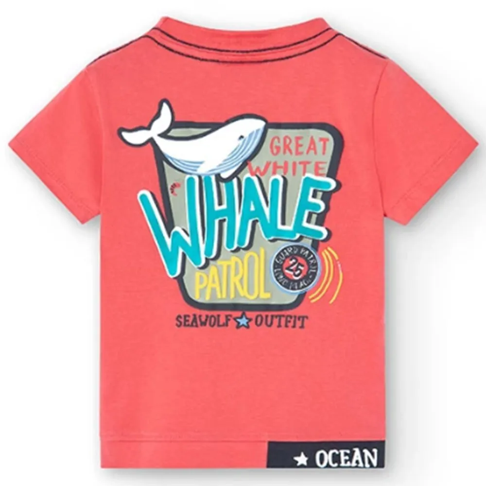 Camiseta punto de bebé niño Boboli 318024 SANDIA CORDONETS