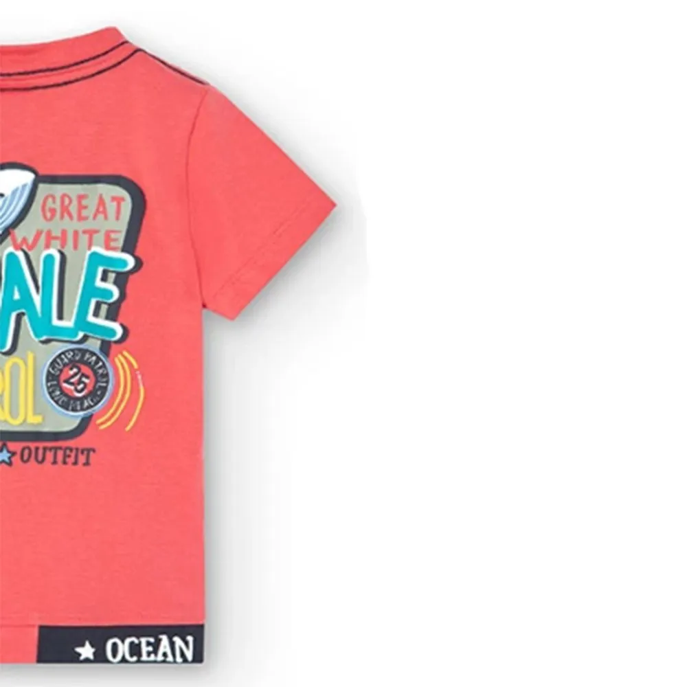 Camiseta punto de bebé niño Boboli 318024 SANDIA CORDONETS
