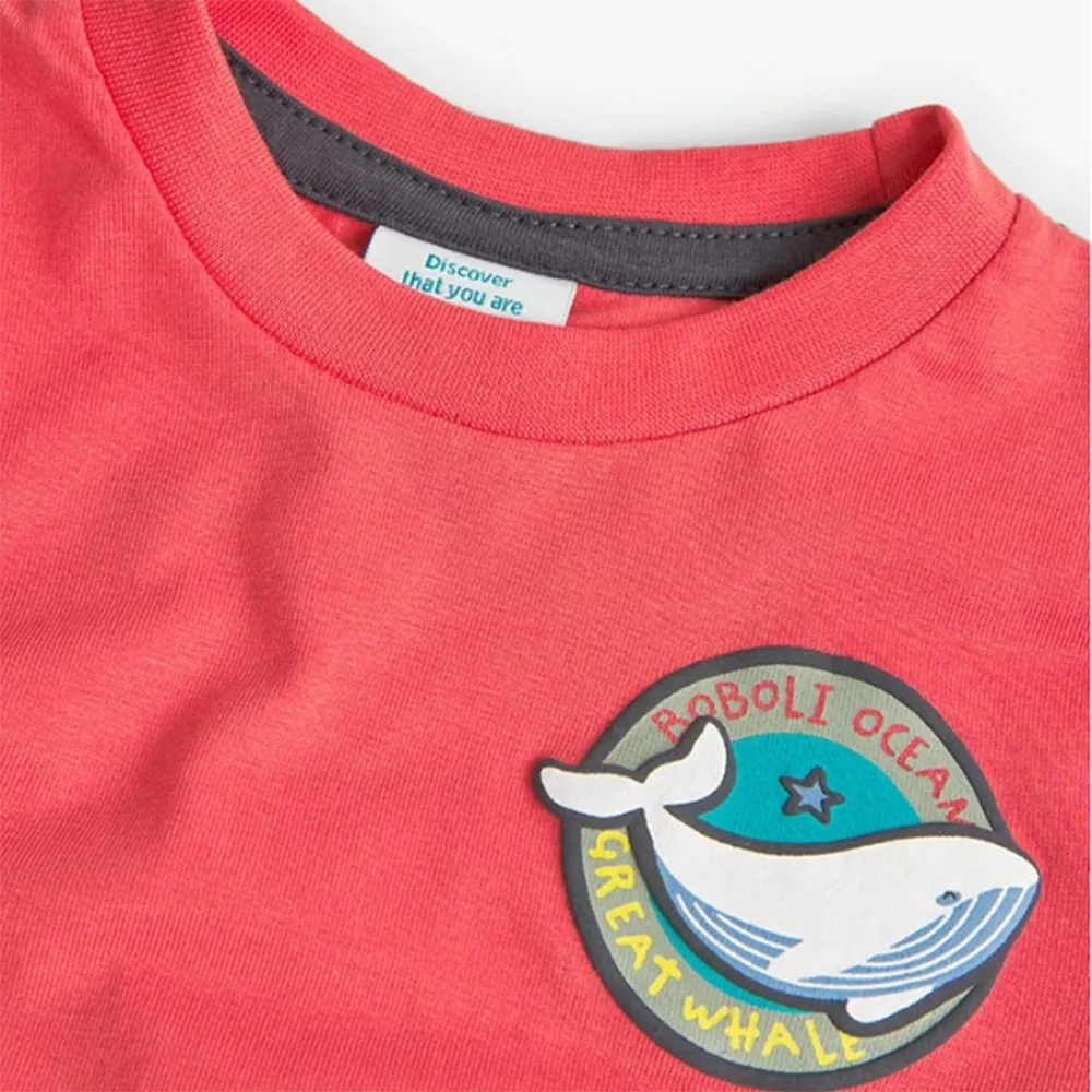 Camiseta punto de bebé niño Boboli 318024 SANDIA CORDONETS