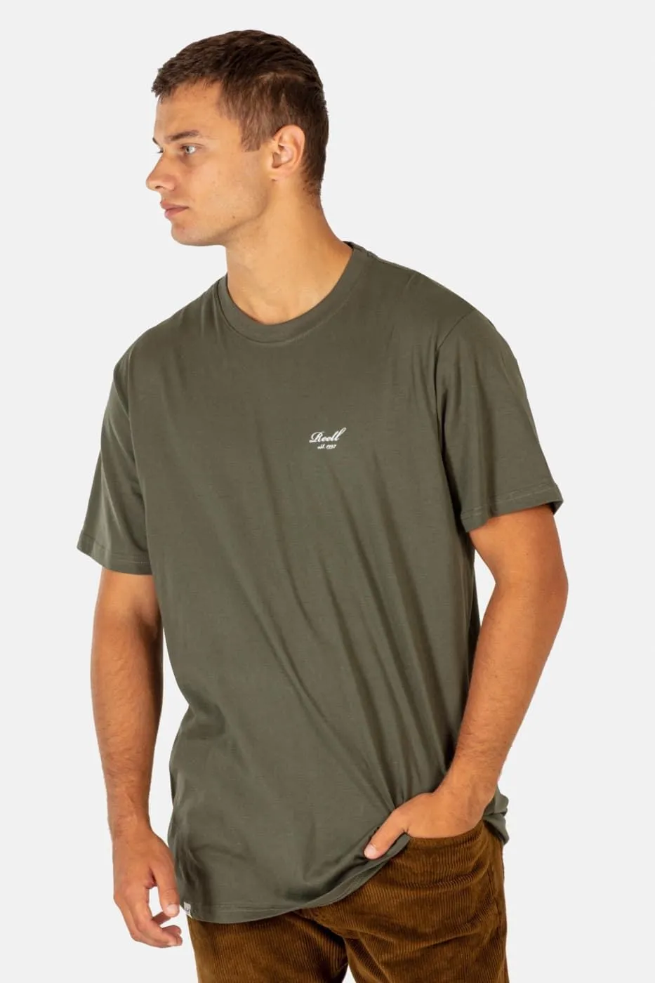 Camiseta REELL Staple Logo RE1517 GREEN