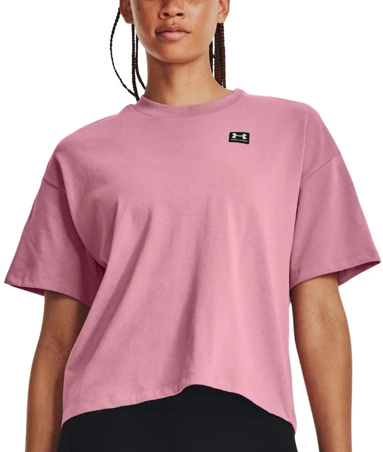 CAMISETA UNDER ARMOUR UA W LOGO LC OVERSIZED HW SSPNK