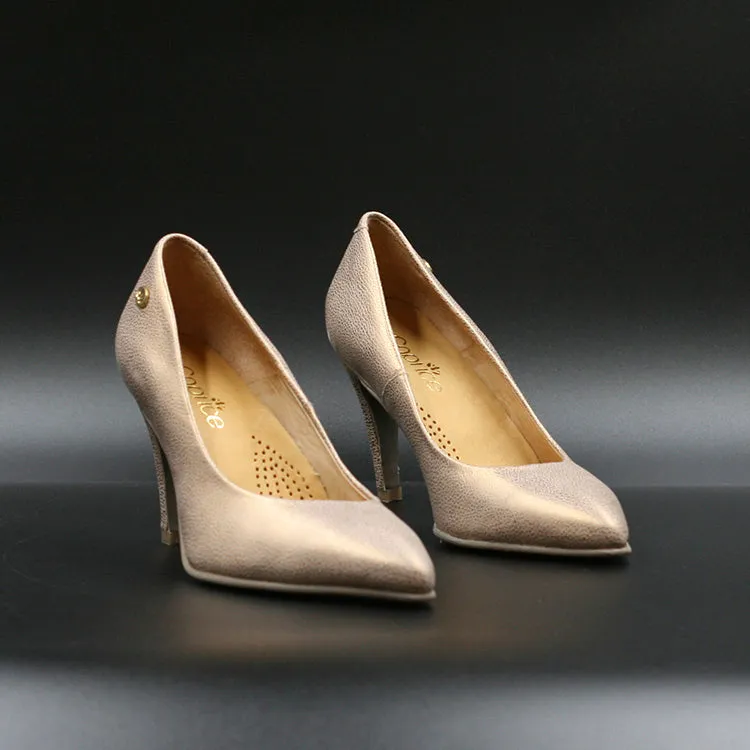 Caprice Zapatos Vestir C/Tacón Cobre Mujer