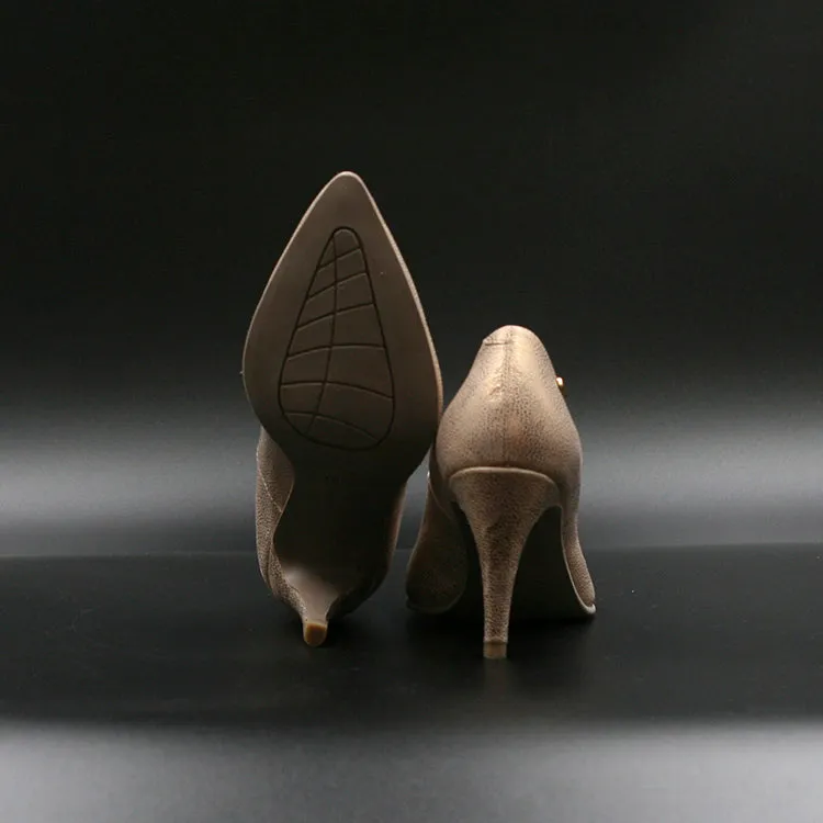 Caprice Zapatos Vestir C/Tacón Cobre Mujer