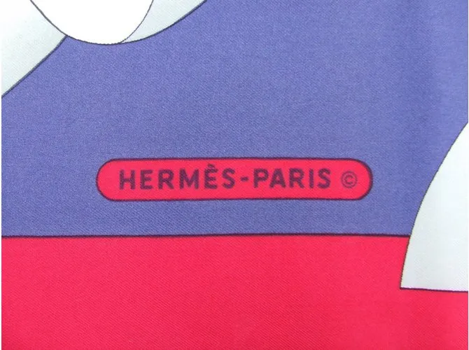 Carré Hermès Air France Edición Limitada 1962 Listado 2A Azul 