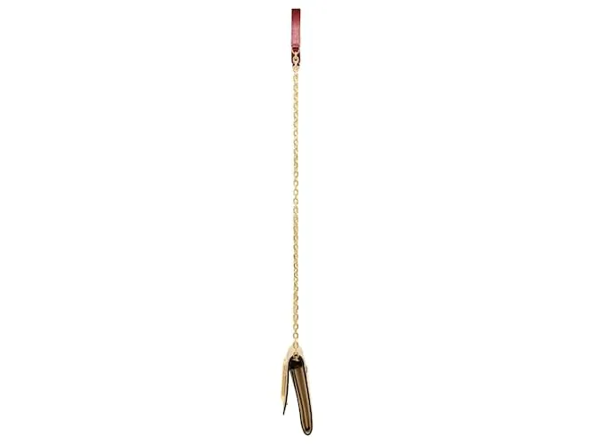 Cartera Marc Jacobs Snapshot en cadena de cuero beige 