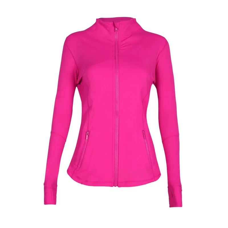chaqueta de diseño ropa atlética stand chaqueta de cuello mujer corriendo deportivo chicas gimnasia gimnasia tops apretado top r
