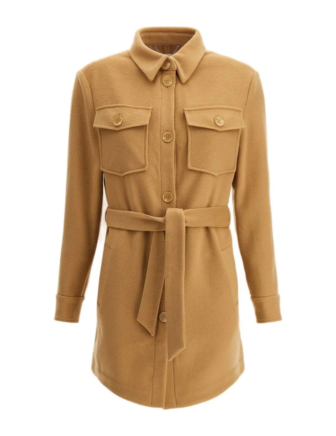 CHAQUETA GUESS AMBRE BEIGE PARA MUJER B