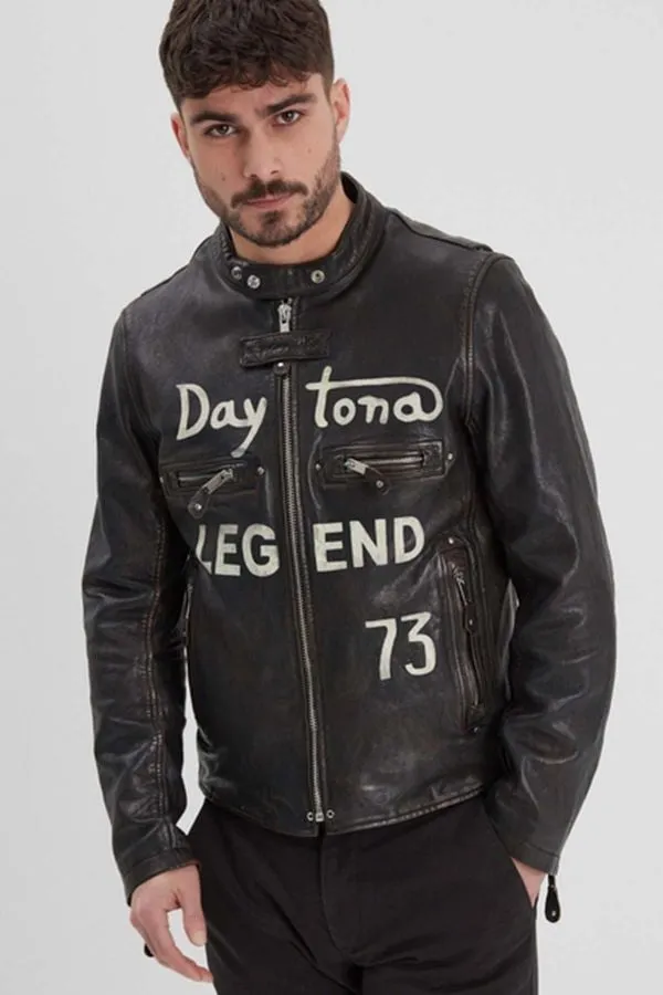 Chaqueta Hombre Daytona Houghton Lamb Ermis Black 