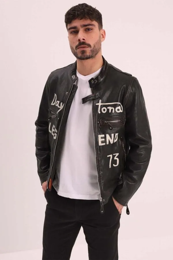 Chaqueta Hombre Daytona Houghton Lamb Ermis Black 