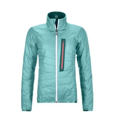 Chaqueta Ortovox Swisswool Piz Bial (verde Pacífico) mujer