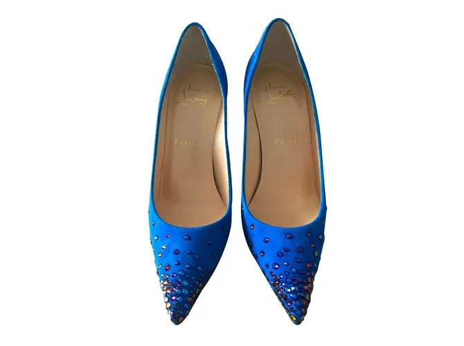 Christian Louboutin Tacones Azul 