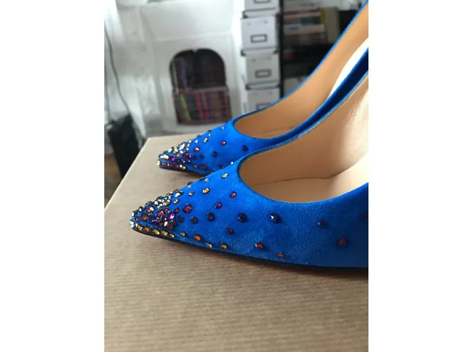 Christian Louboutin Tacones Azul 