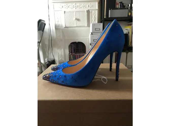 Christian Louboutin Tacones Azul 