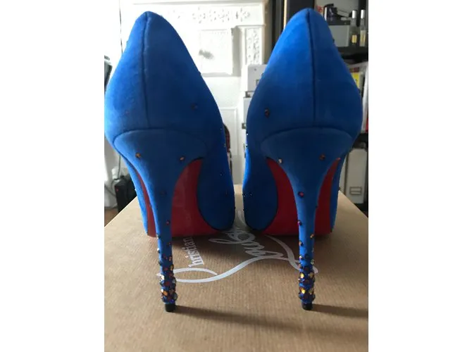 Christian Louboutin Tacones Azul 