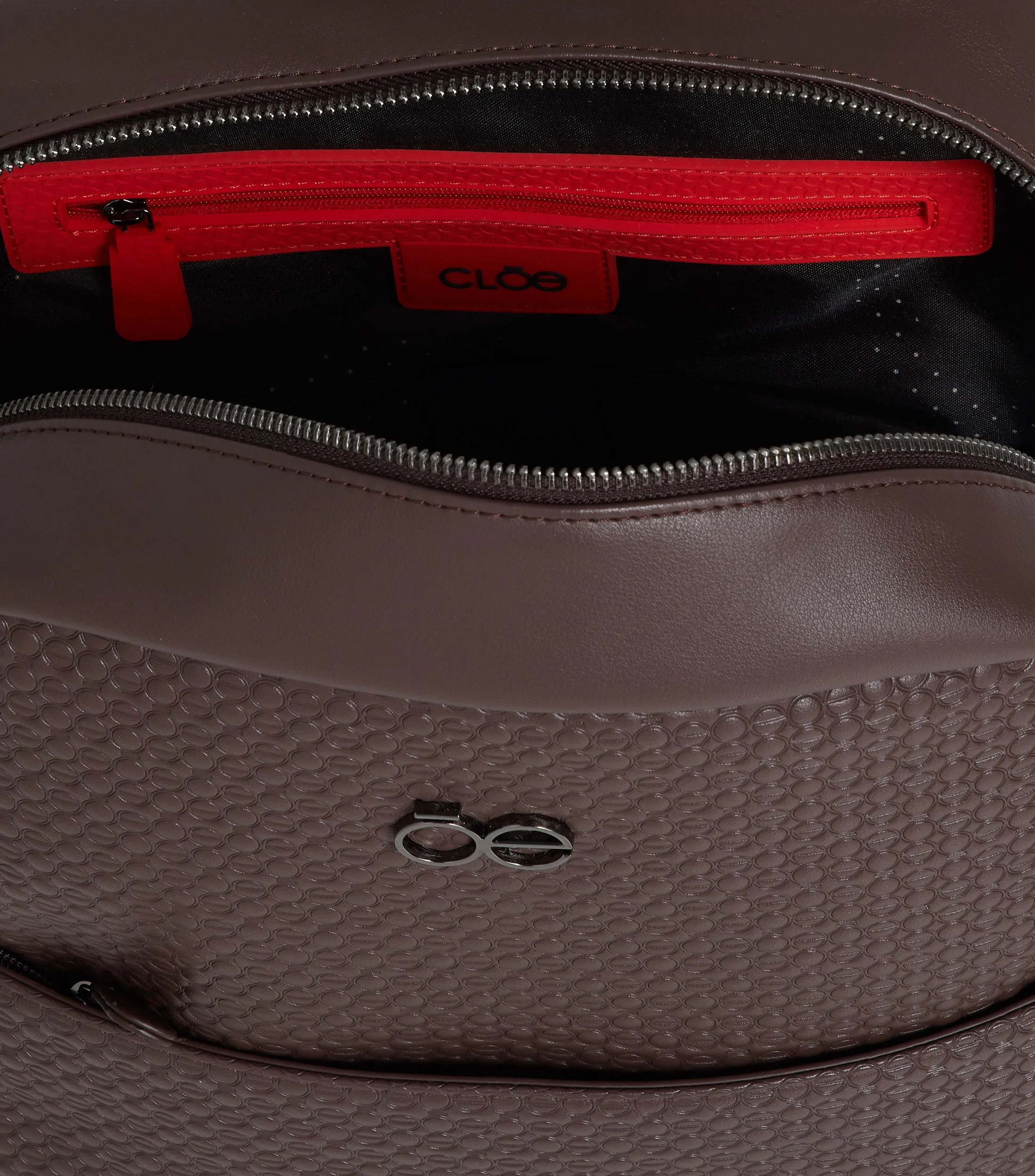 Clóe Mochila de moda café en piel Hombre