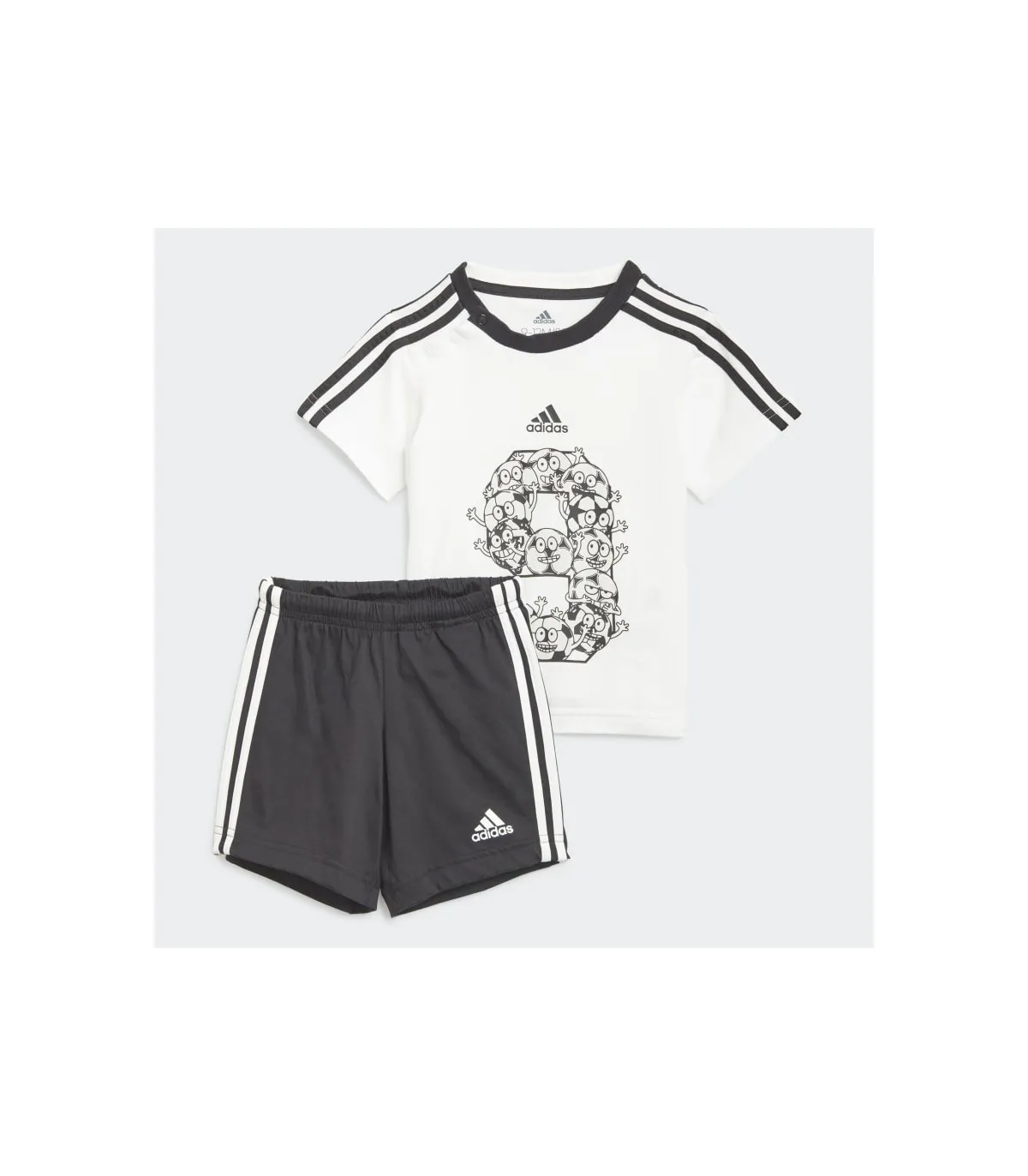 CONJUNTO ADIDAS LIL 3STRIPES SPORTY SUMMER
