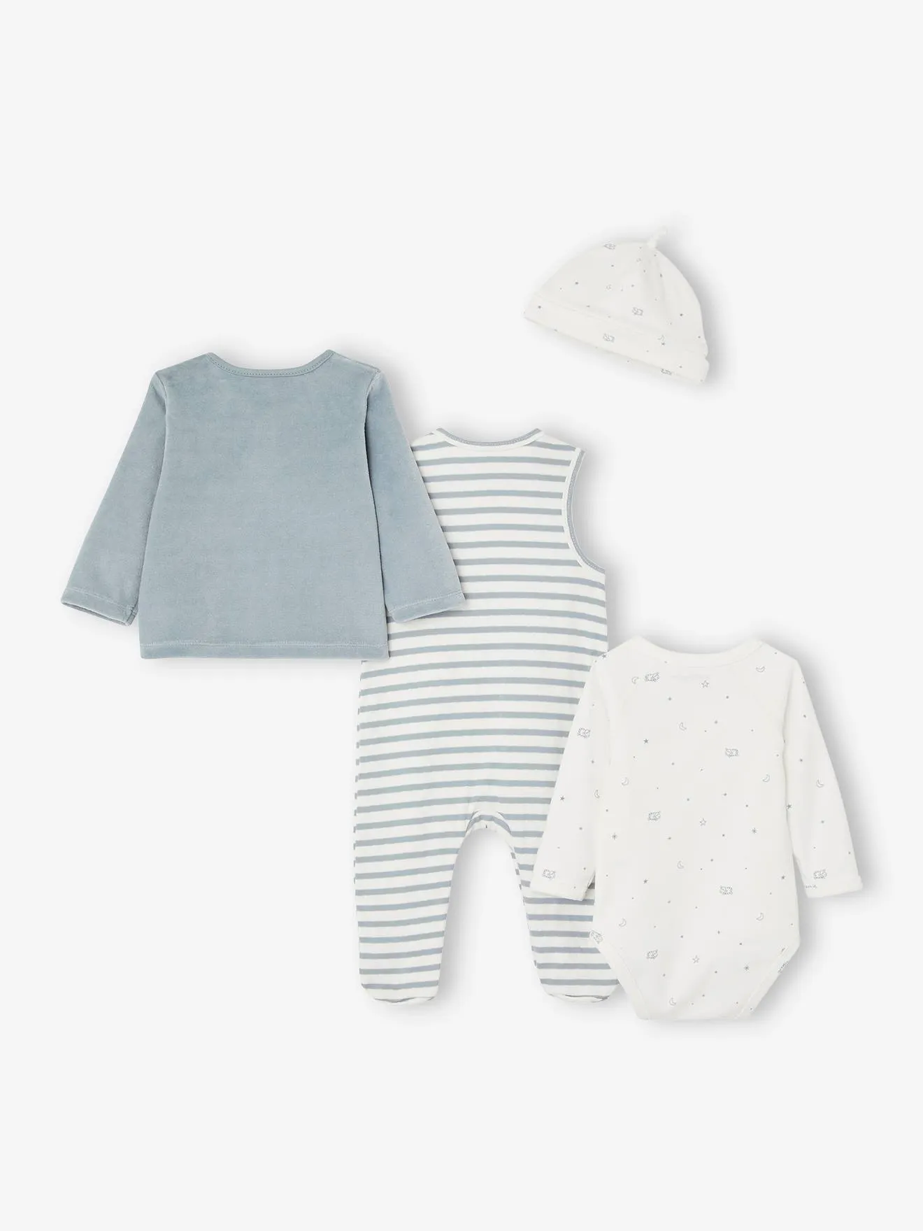 Conjunto para recién nacido con 4 prendas personalizable