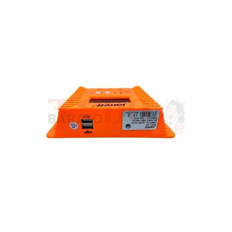Controlador 30 Amp Regulador Carga Solar Jarrett Pwm 2 Usb