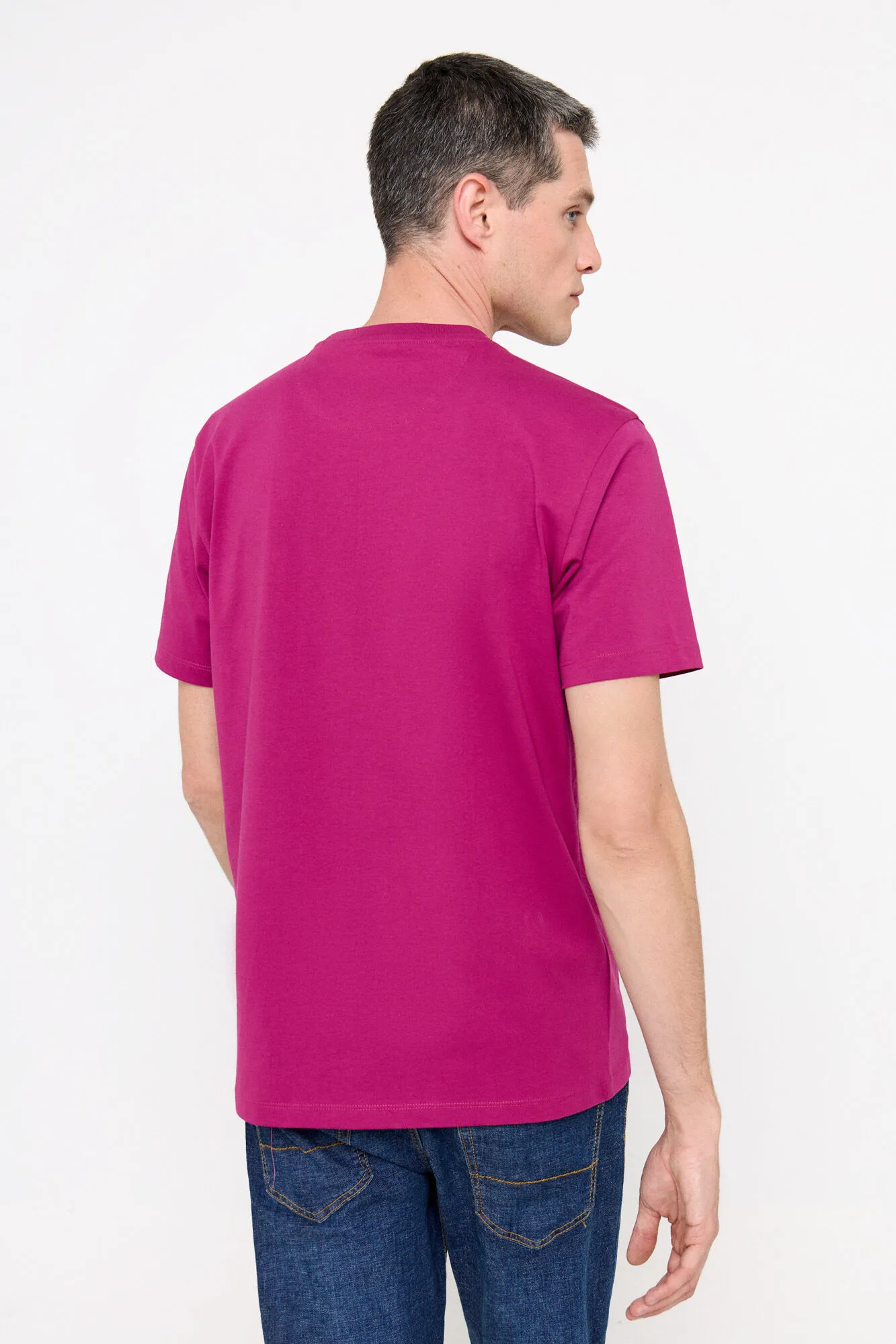 Cortefiel Camiseta basica bolsillo