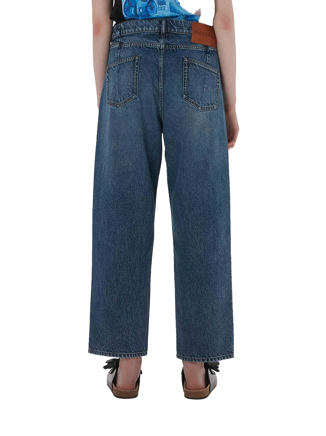 Cropped Sculptural Jeans