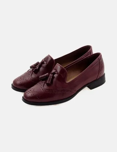 D'chicas Mocasín granate borla