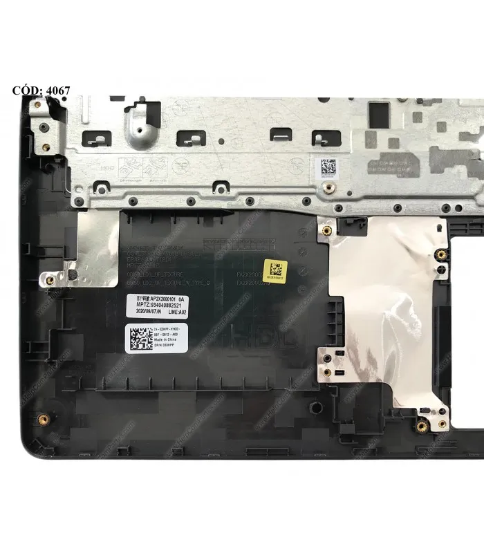 DELL ASSY W/KB W/PLMRST /15 3000 3500 3501 3502 3505 15.6" VOSTRO 15 3500 3501 SERIES 00YPX4 033HPP BK BL LA ORIG.