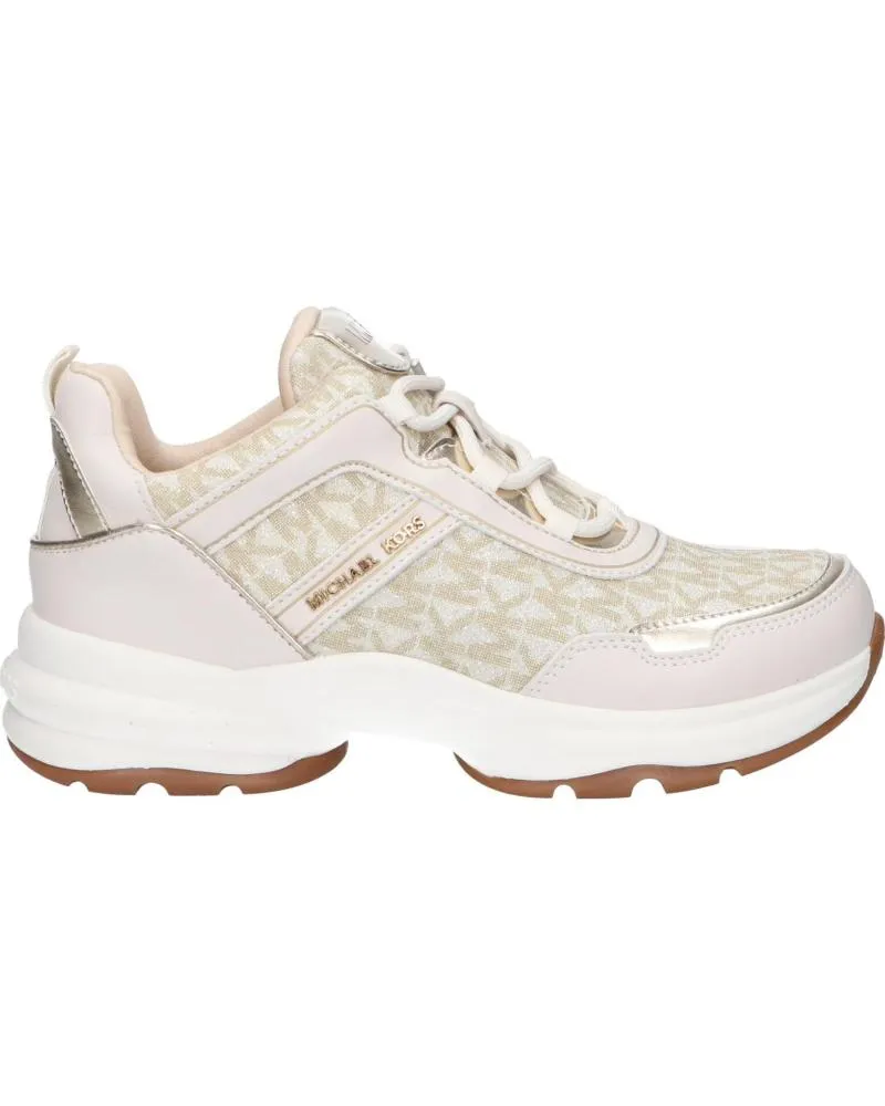 DEPORTIVAS MICHAEL KORS  DE MUJER Y NIñA MK101142 OLYMPIA  VANILLA GLITTERPALE GOLD