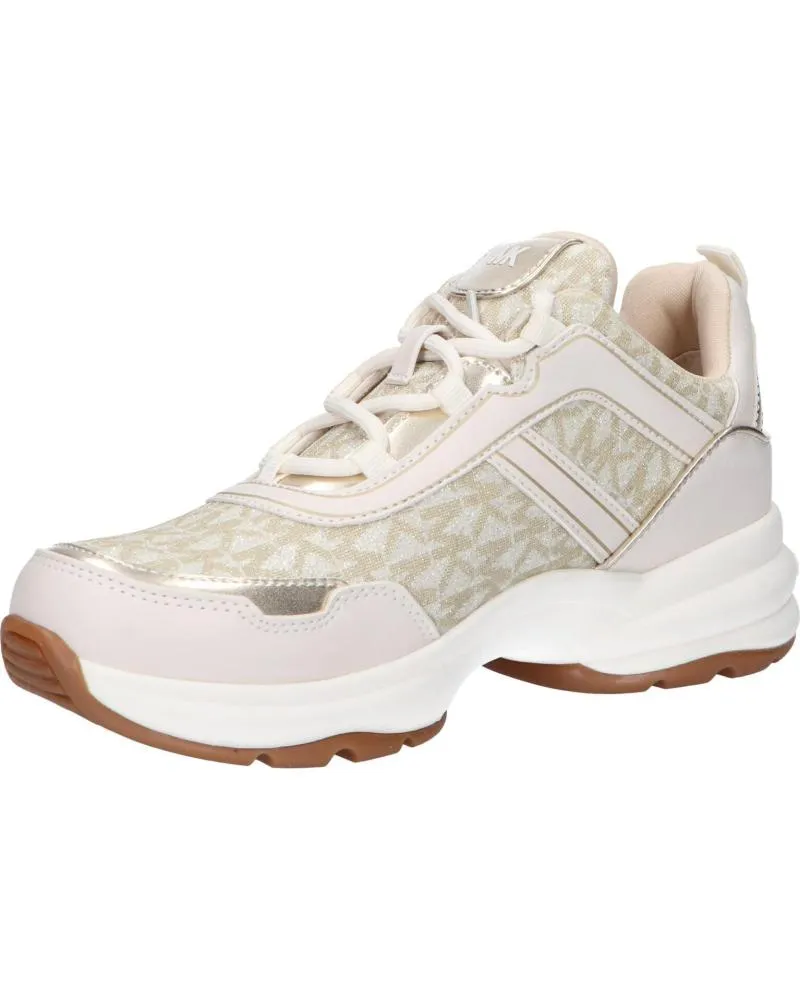 DEPORTIVAS MICHAEL KORS  DE MUJER Y NIñA MK101142 OLYMPIA  VANILLA GLITTERPALE GOLD