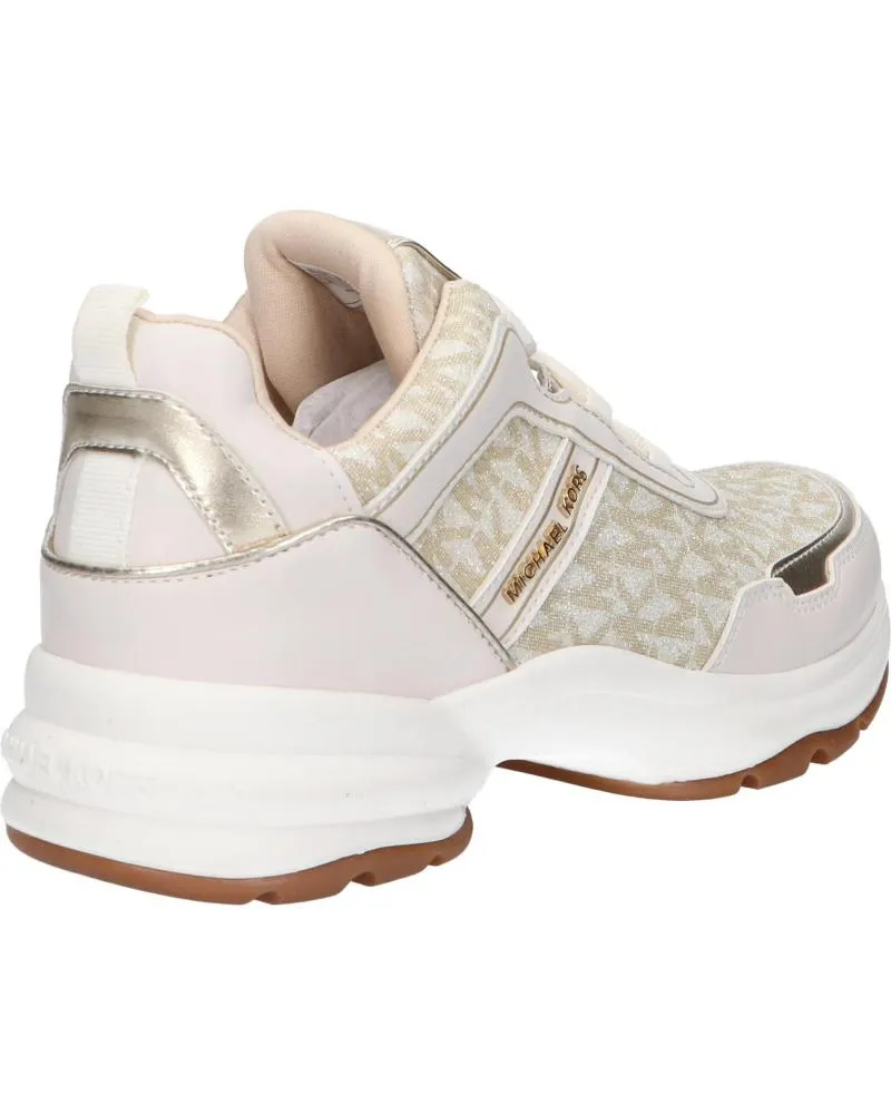 DEPORTIVAS MICHAEL KORS  DE MUJER Y NIñA MK101142 OLYMPIA  VANILLA GLITTERPALE GOLD