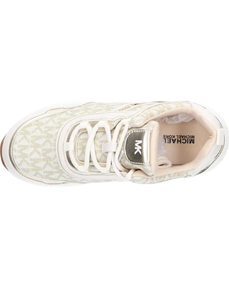 DEPORTIVAS MICHAEL KORS  DE MUJER Y NIñA MK101142 OLYMPIA  VANILLA GLITTERPALE GOLD